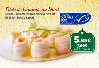 Gel 2000 Filets de Limande du Nord offre