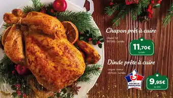 Dinde prête à cuire