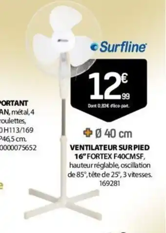 BUT VENTILATEUR SUR PIED offre