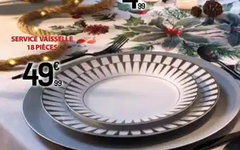 BUT SERVICE VAISSELLE 18 PIÈCES offre
