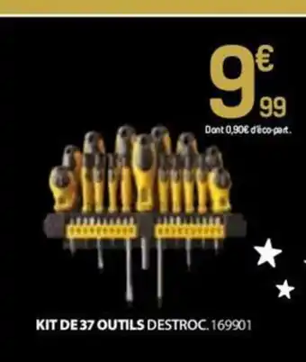 BUT KIT DE 37 OUTILS DESTROC offre