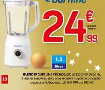 BUT BLENDER SURFLINE PTBS600 offre
