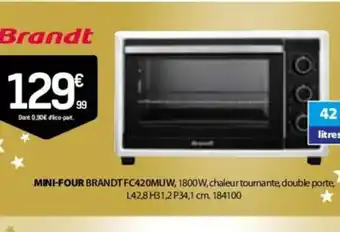 BUT MINI-FOUR BRANDT FC420MUW offre