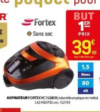 BUT ASPIRATEUR FORTEX offre