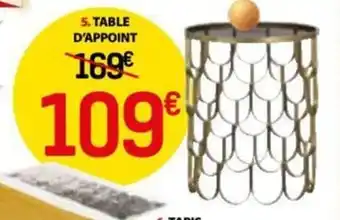BUT 5. TABLE D'APPOINT offre