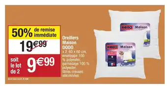 Oreillers maison dodo