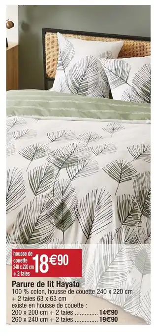 Migros Parure de lit hayato offre