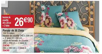 Migros Parure de lit zinia offre
