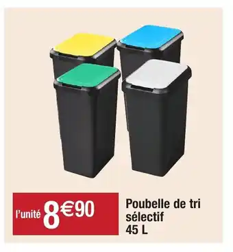 Migros Poubelle de tri sélectif offre