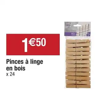Migros Pinces à linge en bois offre