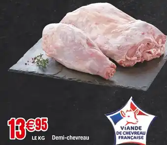 Cora x Carrefour Demi-chevreau offre