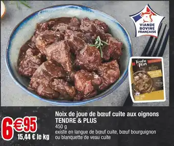 Cora x Carrefour Noix de joue de bœuf cuite aux oignons TENDRE & PLUS offre