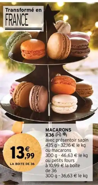 Intermarché MACARONS X36 offre
