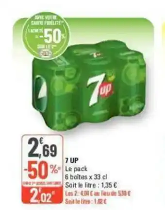 G20 7 UP offre