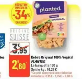 Kebab Original 100% Végétal PLANTED