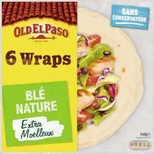 6 Wraps Ble Nature Extra Moelleux
