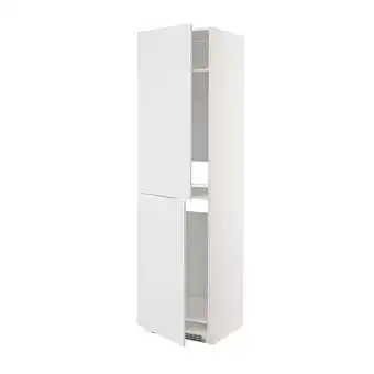 Metod armoire pour réfrig./congélateur, blanc/stensund blanc, 60x60x220 cm
