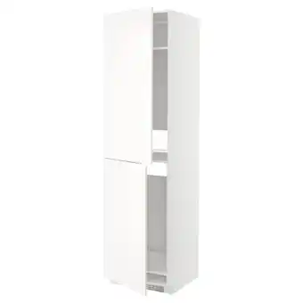 IKEA Metod armoire pour réfrig./congélateur, blanc/vallstena blanc, 60x60x220 cm offre