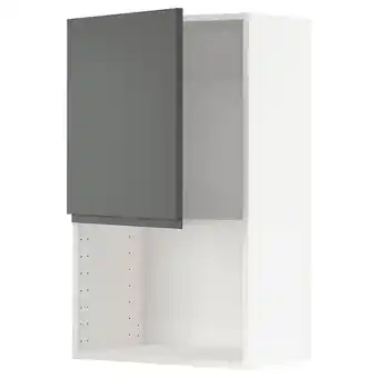 IKEA Metod élément mural pour micro-ondes, blanc/voxtorp gris foncé, 60x100 cm offre