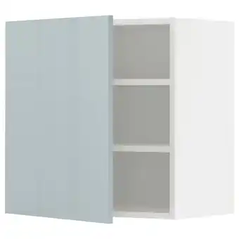 IKEA Metod élément mural + tablettes, blanc/kallarp bleu gris clair, 60x60 cm offre