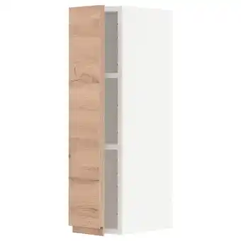 IKEA Metod élément mural + tablettes, blanc/voxtorp motif chêne, 20x80 cm offre