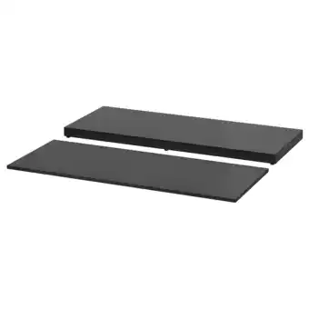 IKEA Nordli plateau et plinthe, anthracite, 120x47 cm offre