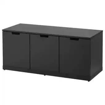 IKEA Nordli commode 3 tiroirs, anthracite, 120x54 cm offre