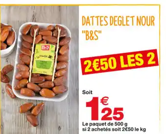 Grand Frais Dattes Deglet Nour offre