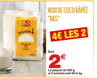 Grand Frais Noix De Coco râpée offre