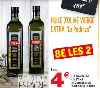 Grand Frais Huile D'Olive Extra la Pedriza offre