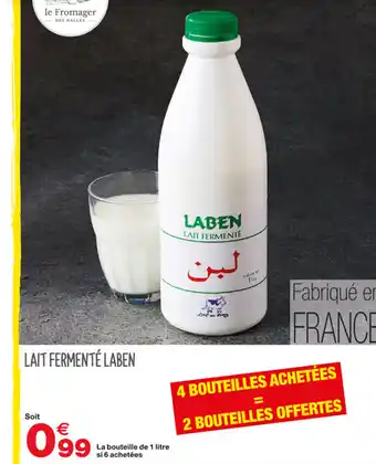 Grand Frais Lait Fermenté laben offre