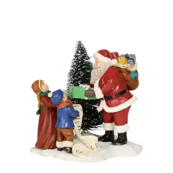Jardiland Luville - la distribution de cadeaux du père noël offre