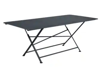 Jardiland Fermob - table de jardin rectang. pliante cargo carb. 6 pers offre