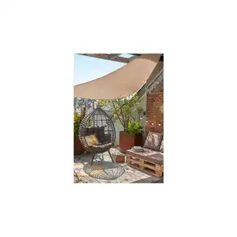 Jardiland Voile ombrage 3 x 3 x 3 taupe offre