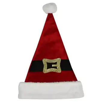 Jardiland Bonnet noël velours ceinture 30x45cm offre