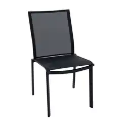 Jardiland Ecloz - chaise alex anthracite l.65 x l.50 x h.88,5 cm offre