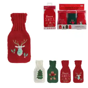 Jardiland Chaufferette de poche avec pompon noël - l.7,5 x l.1 x h.16,5 cm offre