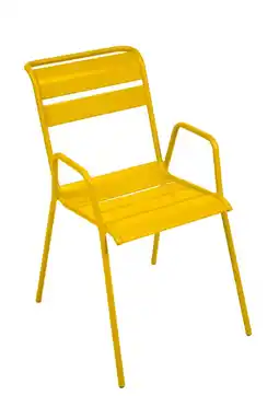 Jardiland Chaise empilable fermob monceau acier miel offre