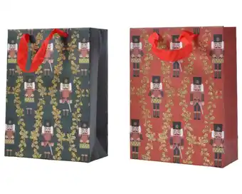 Jardiland Sac cadeau papier casse-noisette - l.30 x p.12 x h.42 cm offre