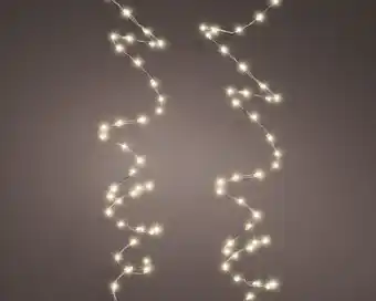 Jardiland Guirlande lumineuse micro led 378l extra brillant argent l.6 m offre