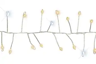 Jardiland Guirlande micro led grappe blanc chaud flash blanc l.900 cm offre