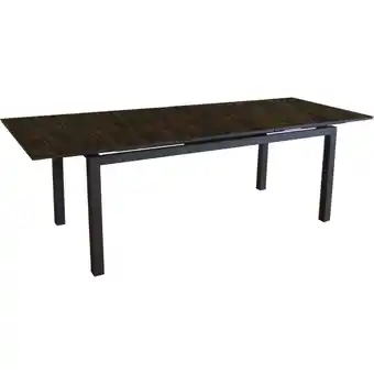 Jardiland Table urban moca 180 240x90 graphite offre
