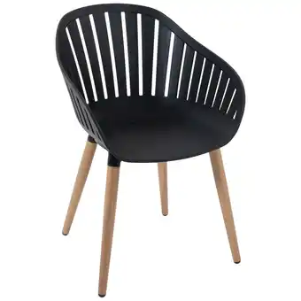 Jardiland Fauteuil coque anthracite - l.55 x l.53 x h.80 cm offre