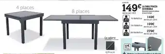 Centrakor La Table Piazza extensible offre