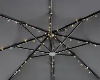Jardiland Guirlande led solaire pour parasol - longueur 1,2 m offre