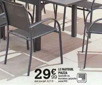 Le fauteuil piazza