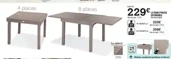 Centrakor La Table Piazza Extensible offre