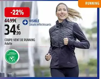 Intersport Energetics coupe-vent de running adulte offre