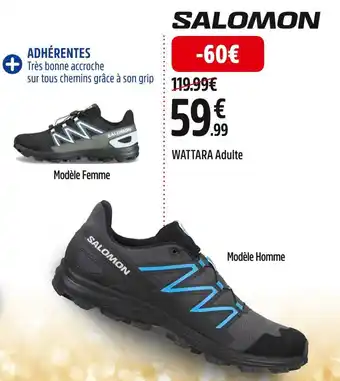 Intersport Salomon wattara adulte offre