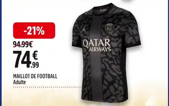 Intersport Nike maillot de football adulte offre
